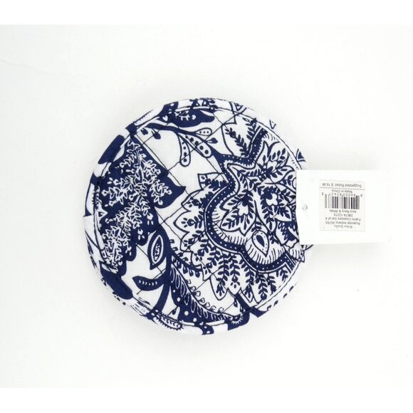 Vera Bradley Java Navy & White Coasters NWT - Picture 1 of 9